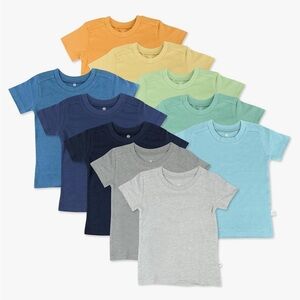 Honest Baby 10 pack rainbow tees NWT 24 months